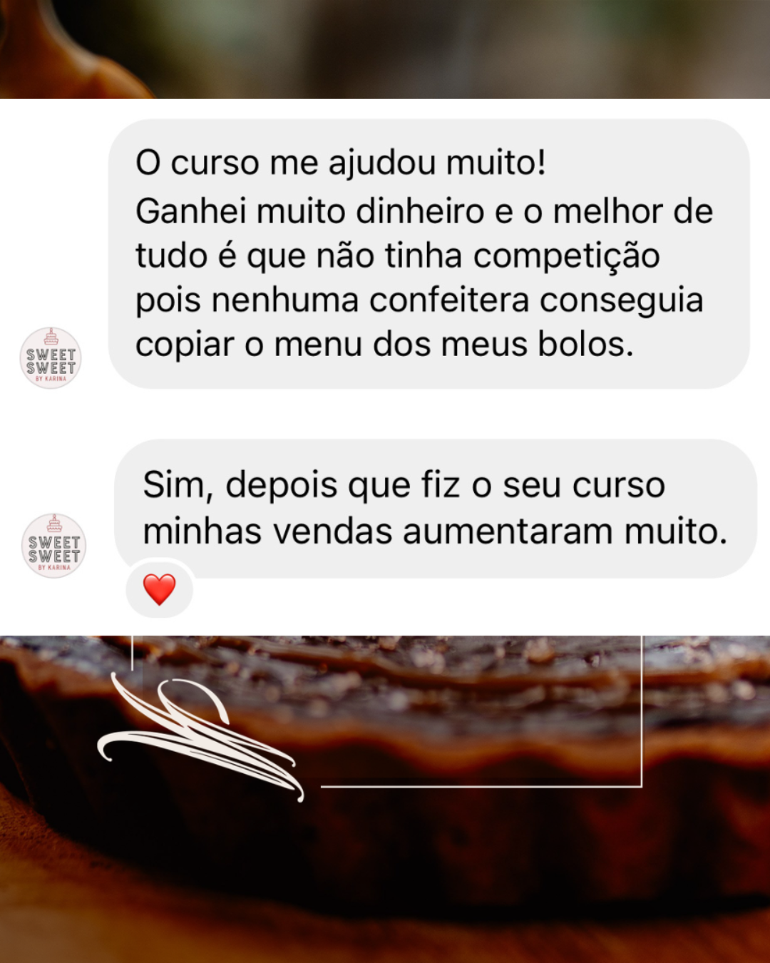 Depoimento de aluna que aumentou as vendas e o faturamento