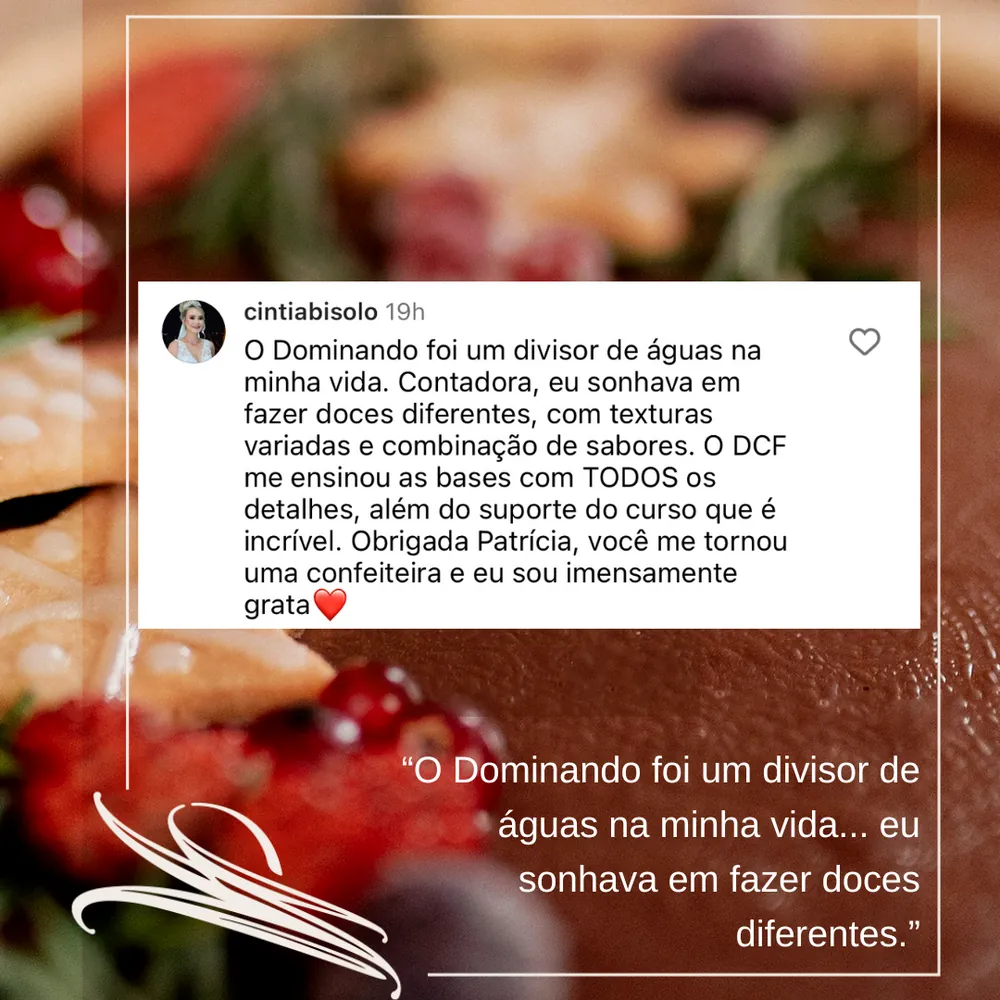 Depoimento: o Dominando foi um divisor de águas na minha vida